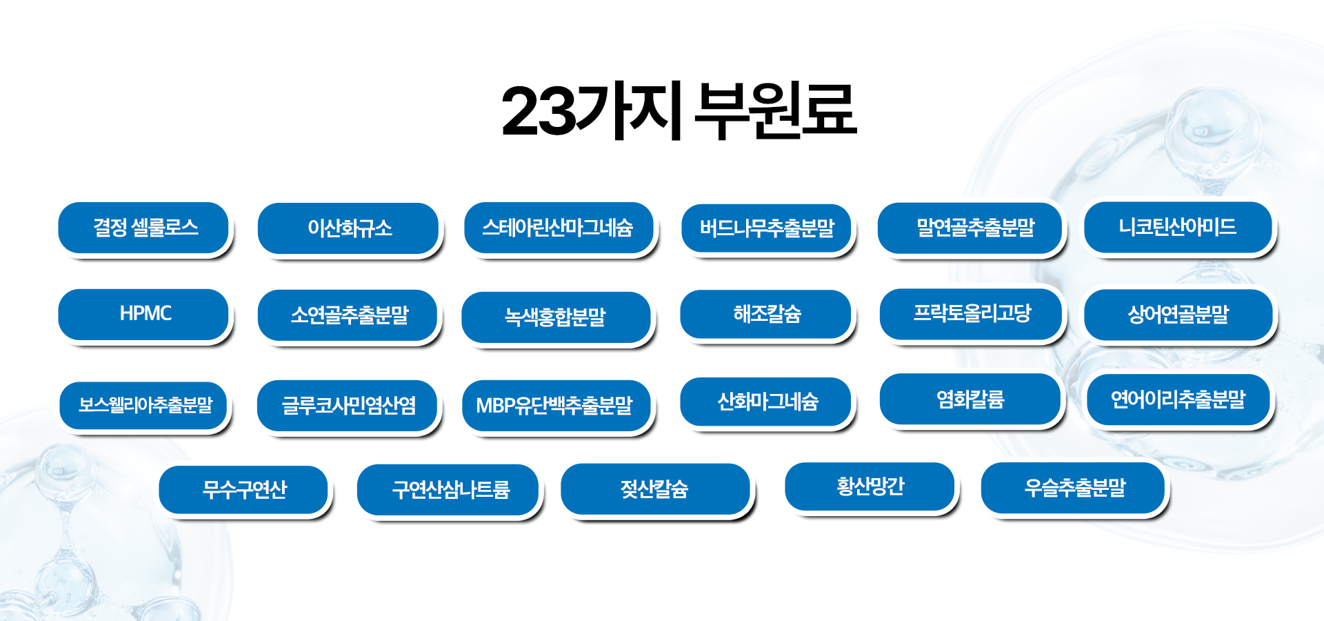 관절일품 23가지 부원료
